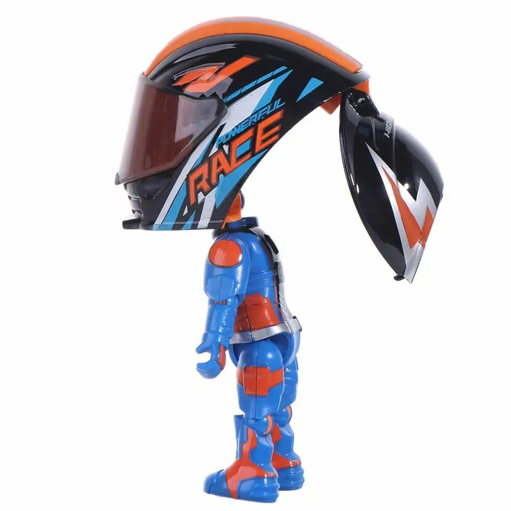 12cm Motorcycle Rider Action Figure Transforming Toy