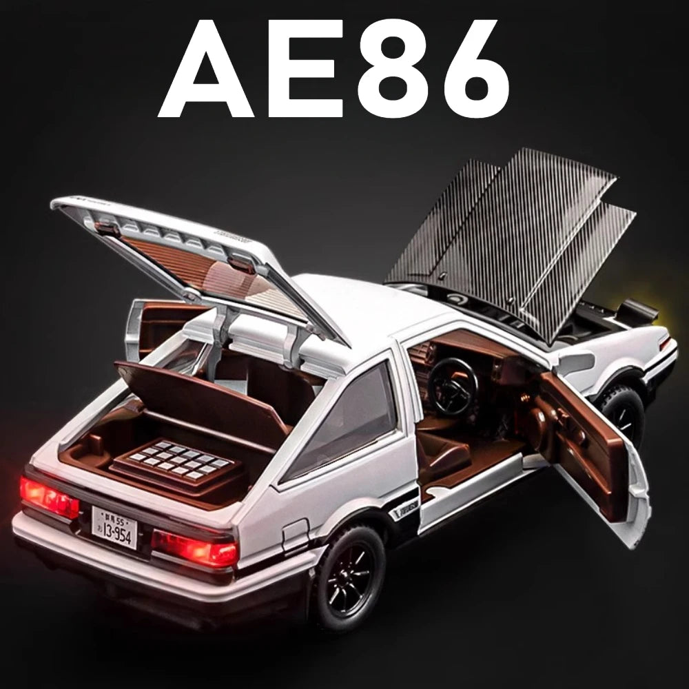 1:30 Diecast Car – Alloy Pull Back Model with Sound & Lights