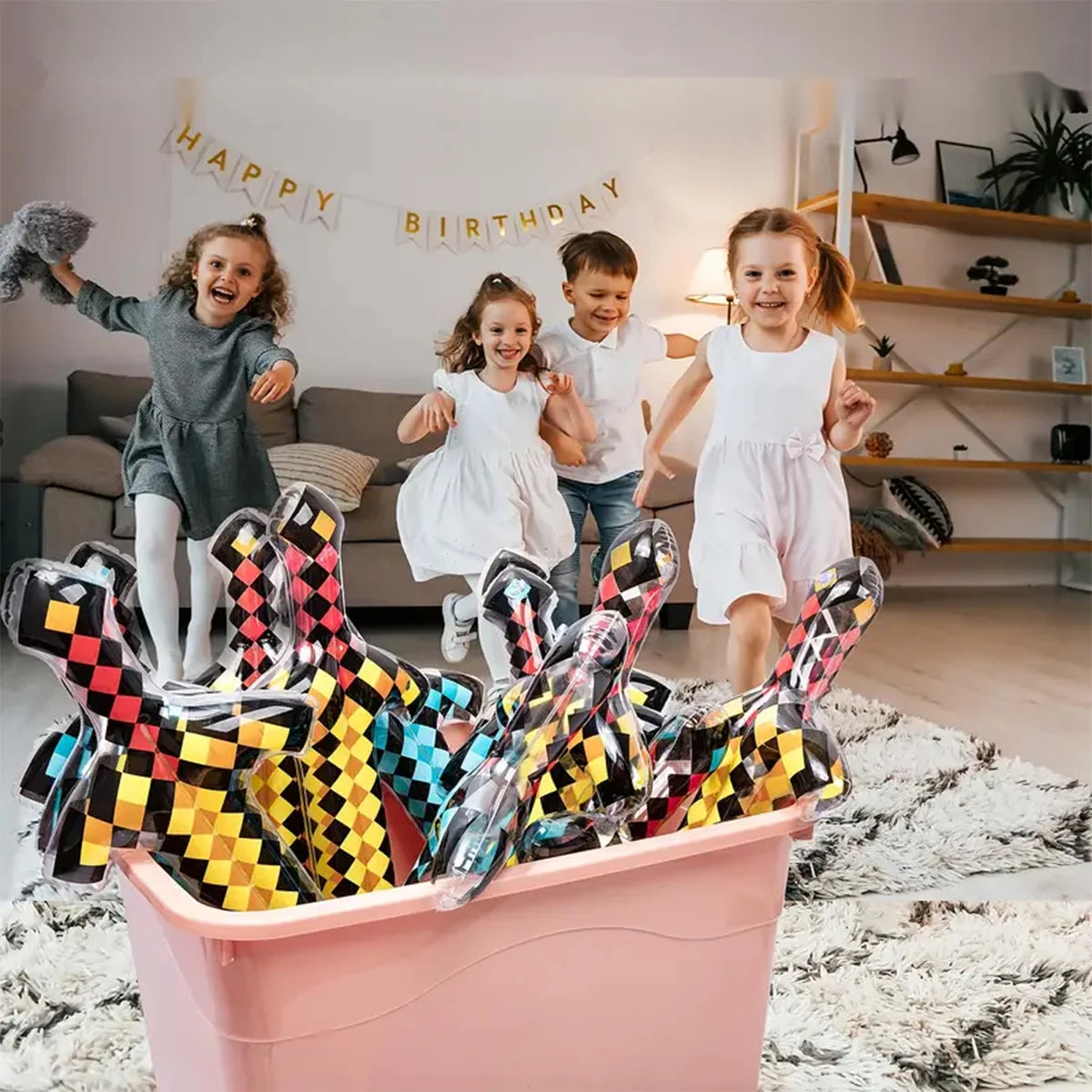 Pixel Style Toys Gemstone Sword Gold Sword Toys Home Games Inflatable Supplies Swords Christmas Gifts