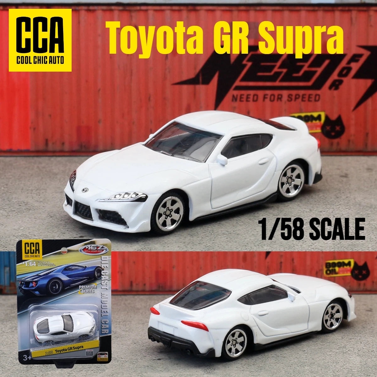 Diecast Car Model 1:64 Scale Metal Collectible Toy