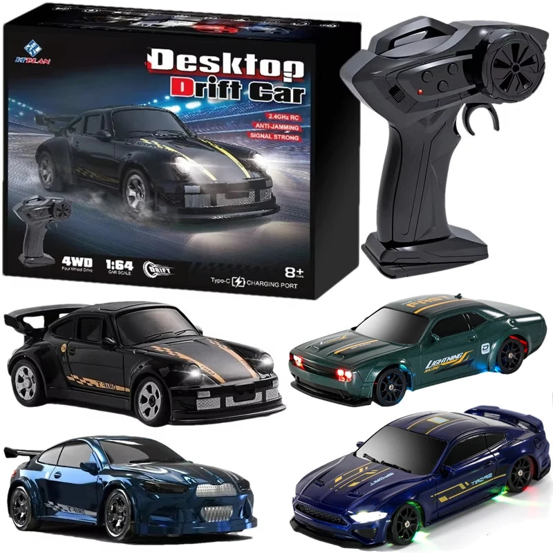 RC Drift Car – Mini Racing Car with LED Lights
