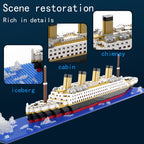 Cruise Ship Building Blocks – Mini DIY Model Building Kit