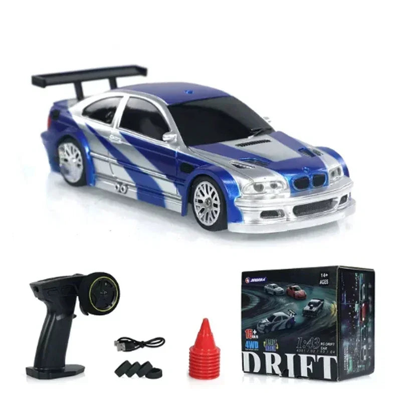RC Drift Car 1:43 4WD Mini Remote Control Racing Car