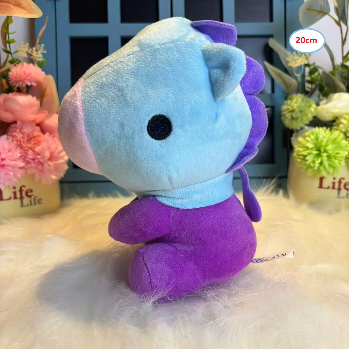 Hot B-T-21 Plush Toy Tata Koay Shooky Mang Cooky Cartoon Animal Backpack Key Mobile Phone Pendant Office Toys Friend Gift