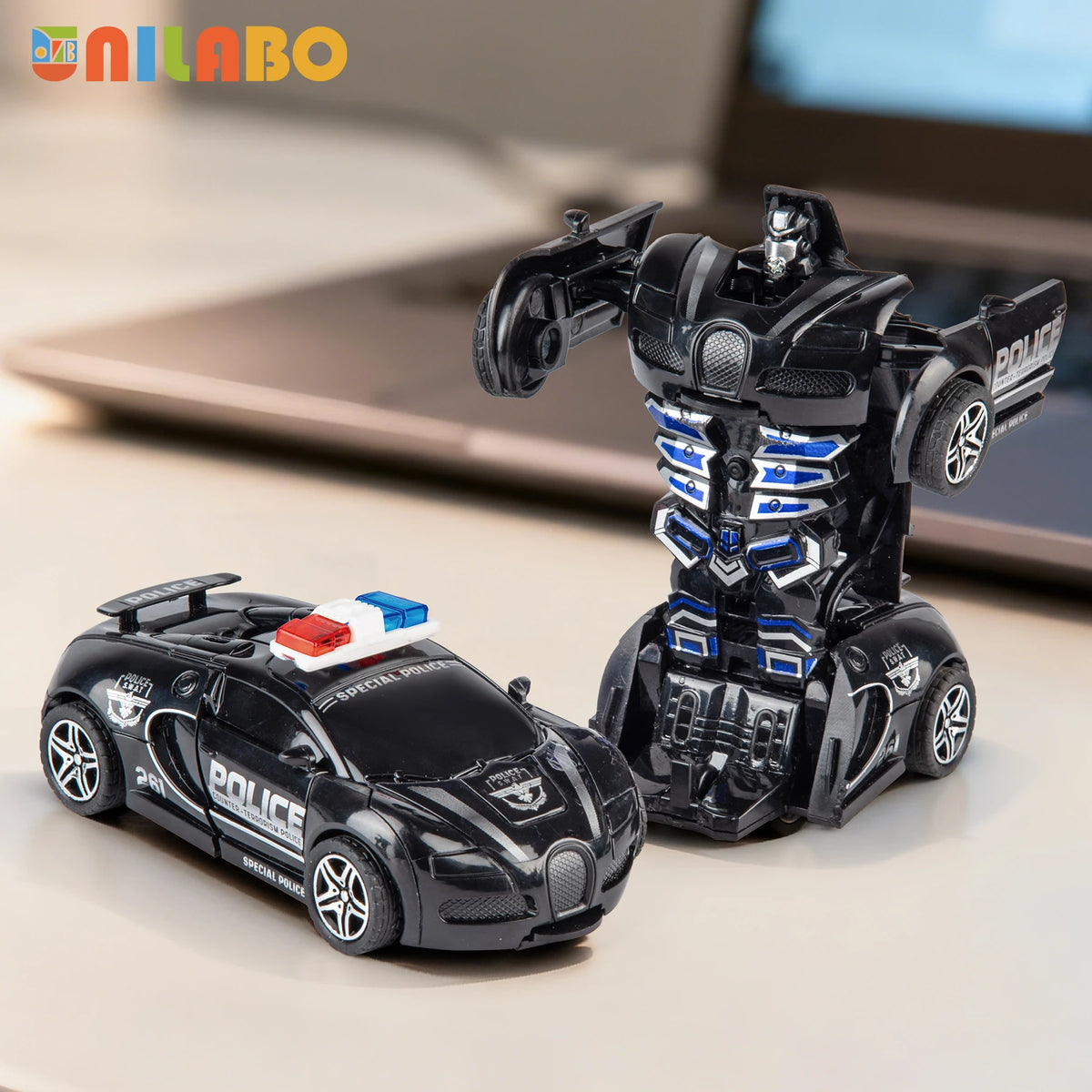 Transformable Robot Car – Diecast Toy