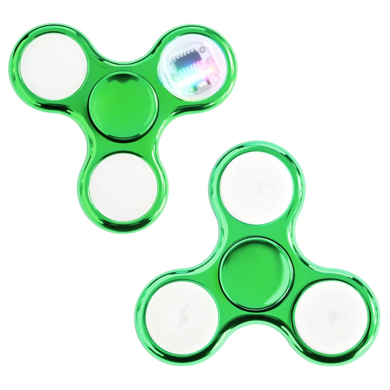 LED Glow Fidget Spinner – Light Up Gyro Toy