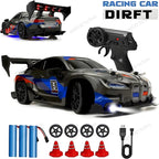 RC Drift Car 4WD Remote Control Car with LED Lights, 2.4GHz