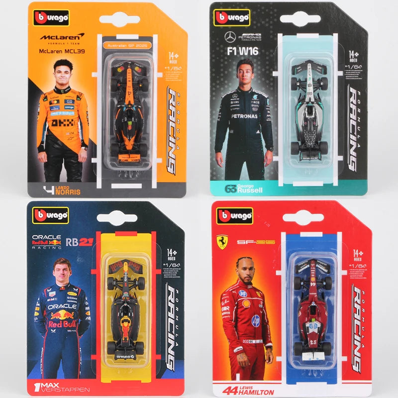 Diecast Racing Car – 1:64 Metal Formula Model