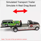 Diecast Trailer – 1:64 Metal Pull-Back Toy