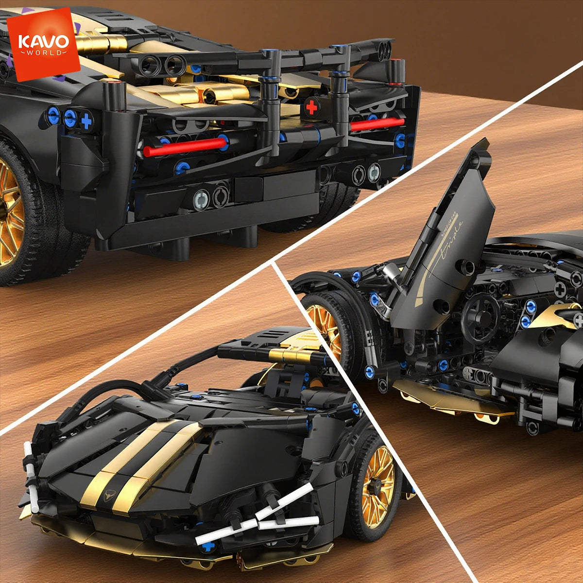 Supercar Building Blocks – 1280-Piece Racing Car
