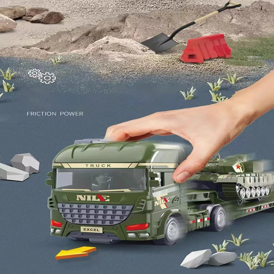 Toy Construction Truck – Excavator Transport Vehicle for Kids
