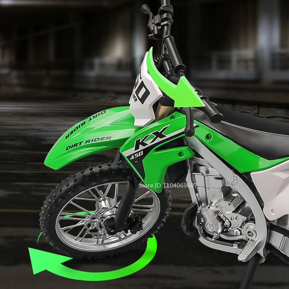 1:12 Diecast Motorcycle – Alloy Pull Back Model