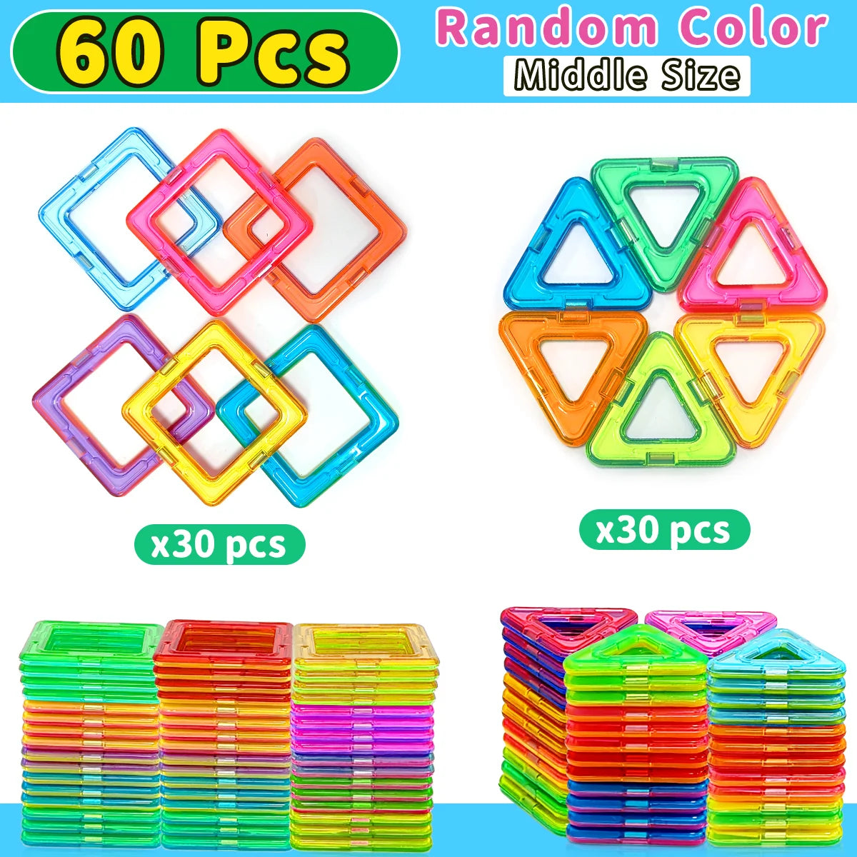 Magnetic Building Blocks – STEM Construction Set for Kids