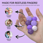 Magnetic Sensory Fidget Balls – Silicone Quiet Fidget Toy
