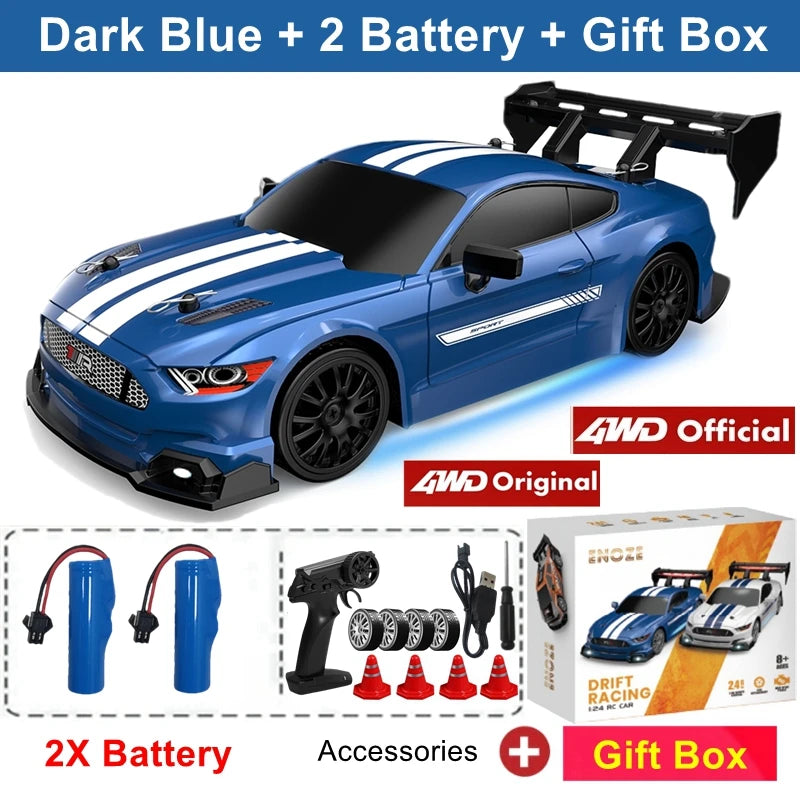 RC Drift Car 1:24 4WD Remote Control Racing Car