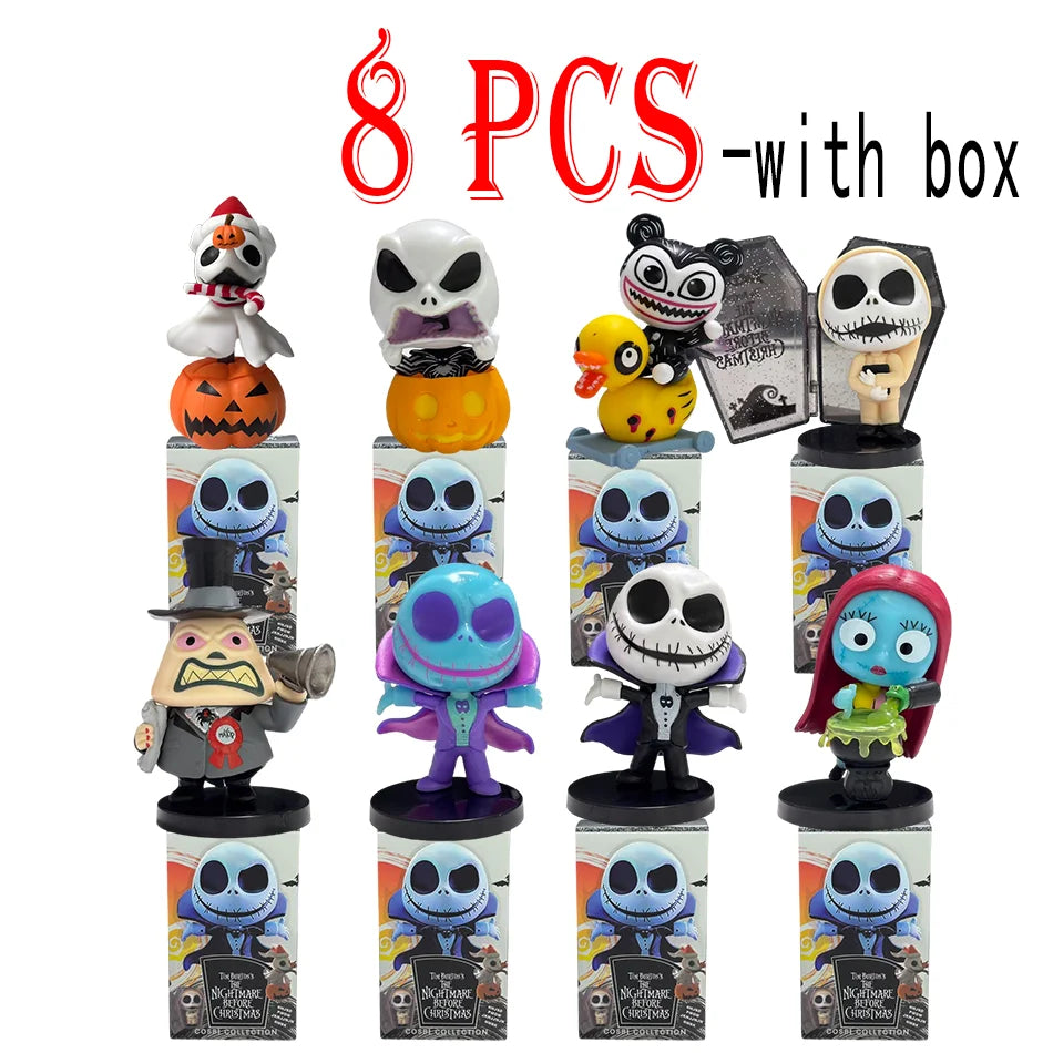 The Nightmare Before Christmas Blind Box Hot Figures Jack Sally Cosbi Collectible Figurine Doll Friend Birthday/Christmas Gifts