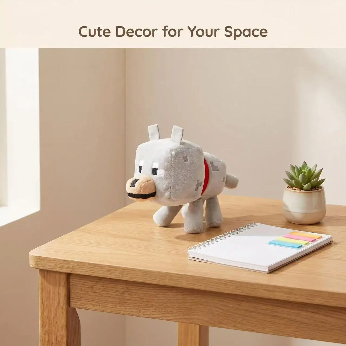 20cm Wolf Plush Toy – Soft Stuffed Animal