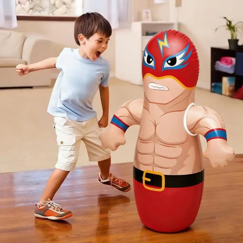 Inflatable Punching Bag – Standing Boxing Toy for Kids