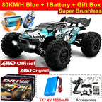 High Speed RC Car 1:16 4WD Brushless Off Road Drift Racing Buggy