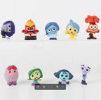 Inside Out 2 Action Figures 9pc PVC Character Figure Set