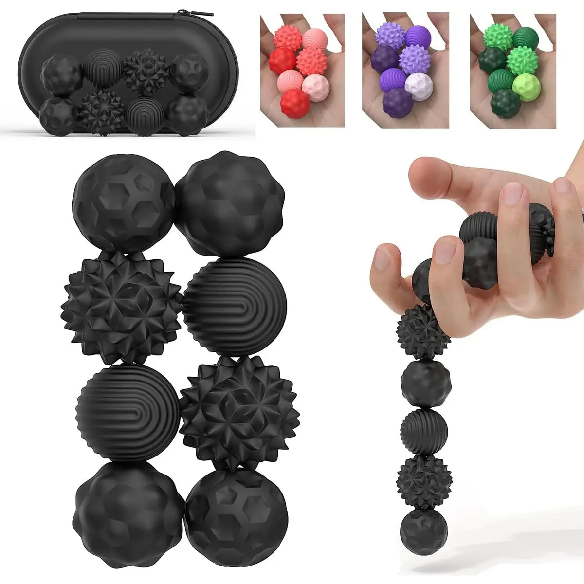 Magnetic Sensory Balls Fidget Toy for Stress Relief & Sensory Play