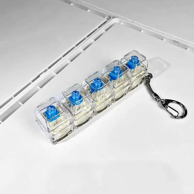 Mechanical Keyboard Key Tester – LED Keycap Fidget Keychain