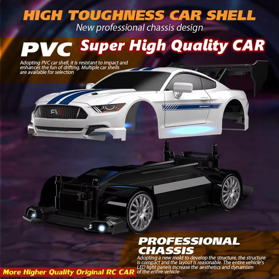 RC Drift Car – High-Speed Car with LED Lights