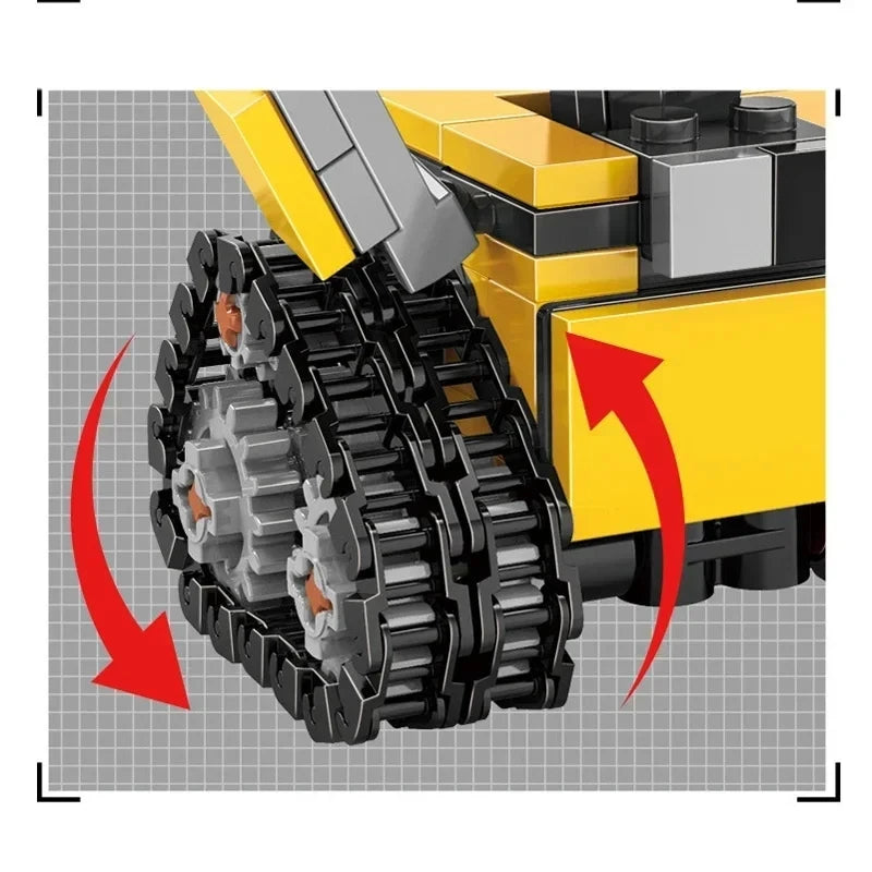 Classic Movie Mini Robot MOC Building Blocks Model DIY Bricks Kits Creative Toys for Kids Children Adult Gifts