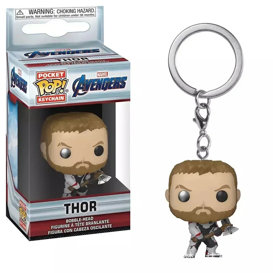 Superhero Keychain Figure – 4cm Vinyl Collectible Toy