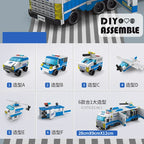 City Building Blocks – 6-in-1 Vehicle Set