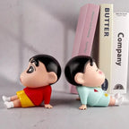 Anime Figure Phone Holder Kawaii Desktop Ornament 12cm