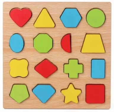 Wooden Montessori Puzzle – Baby Learning Board