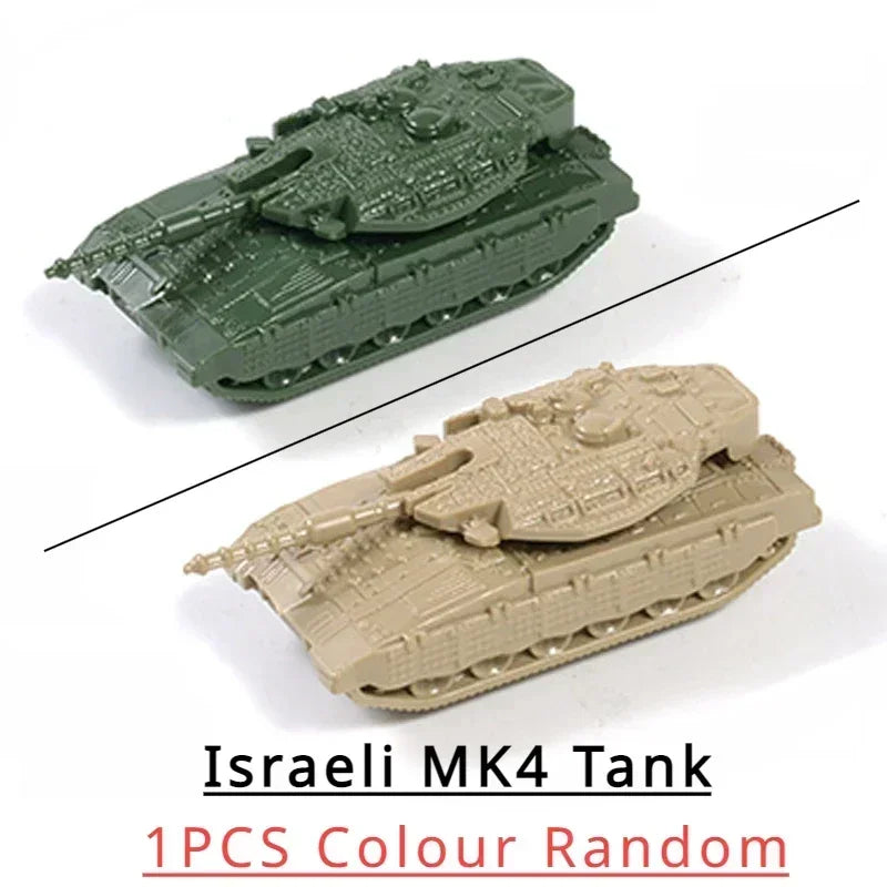 Tank Model Kit – 1:144 Scale Military Tank Set