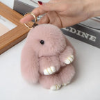 Bunny Keychain Plush – Soft Rabbit Doll with Bow
