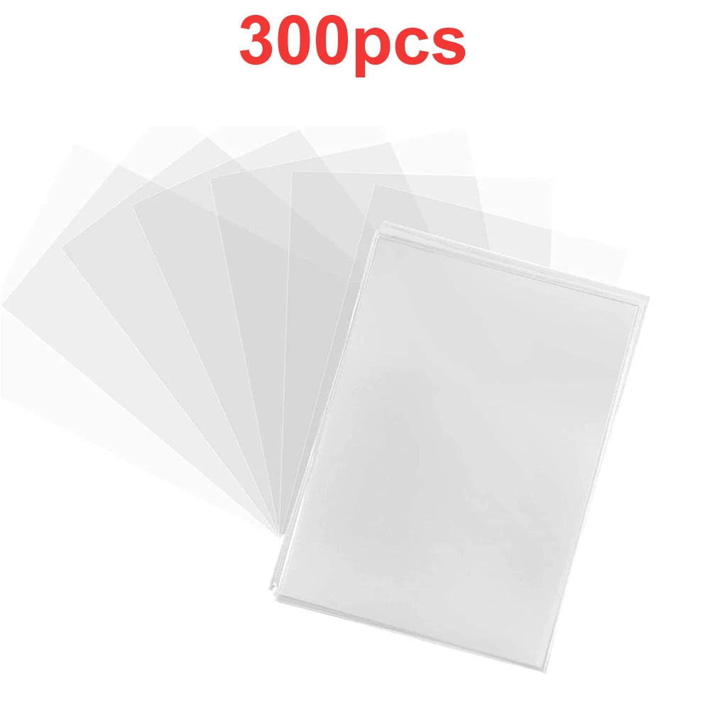 Trading Card Sleeves – 100 Pack Clear PVC Protectors