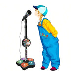 Kids Karaoke Microphone with Stand Portable Singing Toy