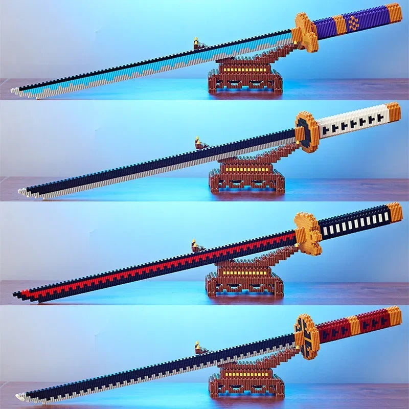Samurai Sword Building Blocks – Ninja Katana Model Set