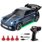 Mini RC Car 1:64 Off-Road Climbing Vehicle with Trailer