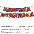 Birthday Party Decorations Set – Banner, Balloons & Cake Toppers