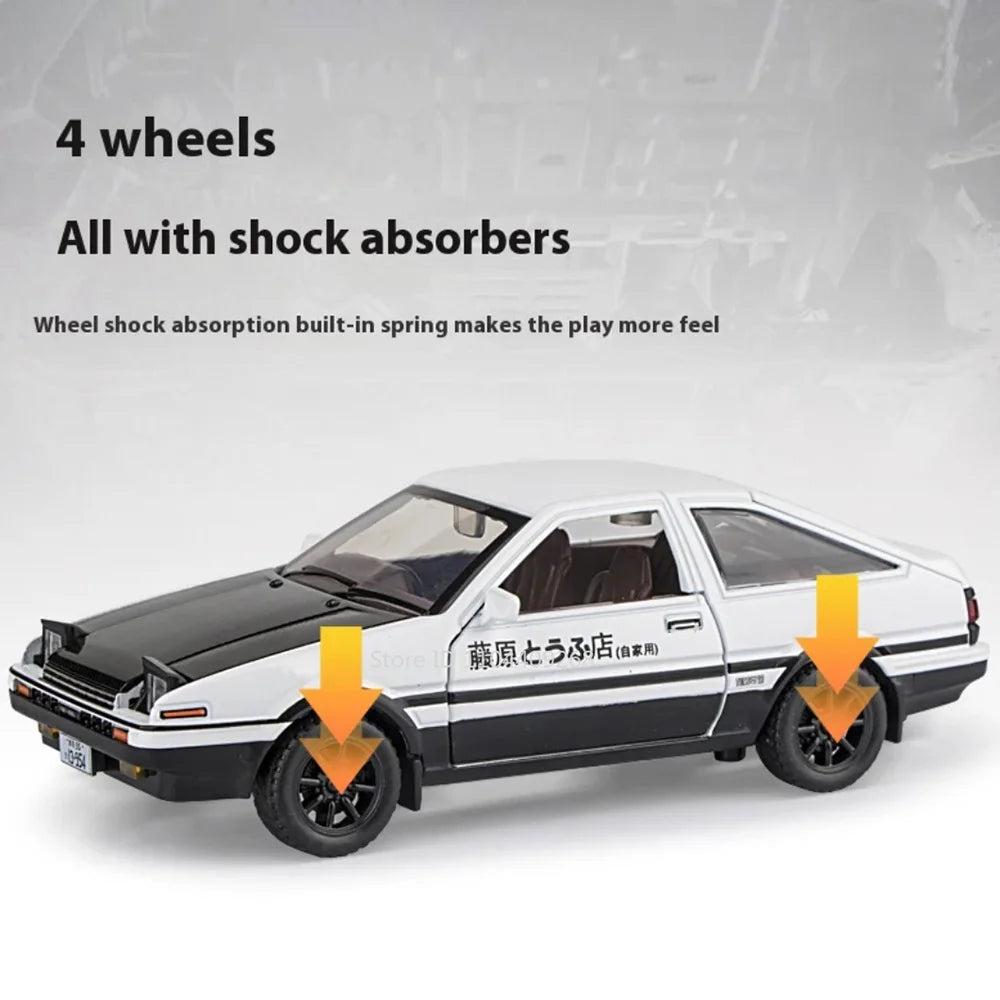 1:30 Diecast Car – Alloy Pull Back Model with Sound & Lights