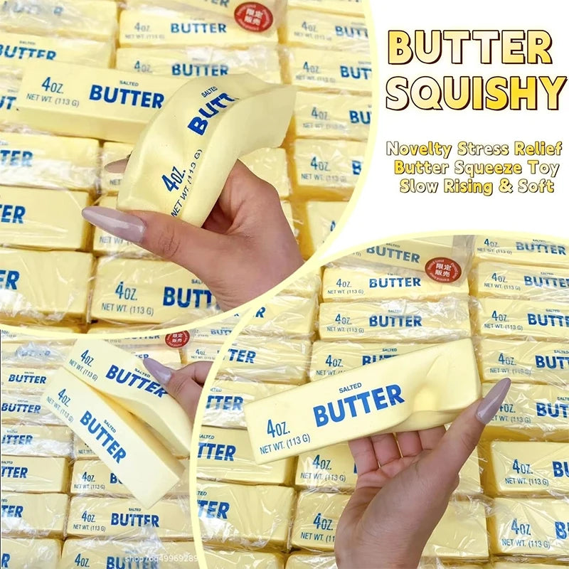 Butter Stick Fidget Toy – Slow Rebound Squishy Squeeze Ball
