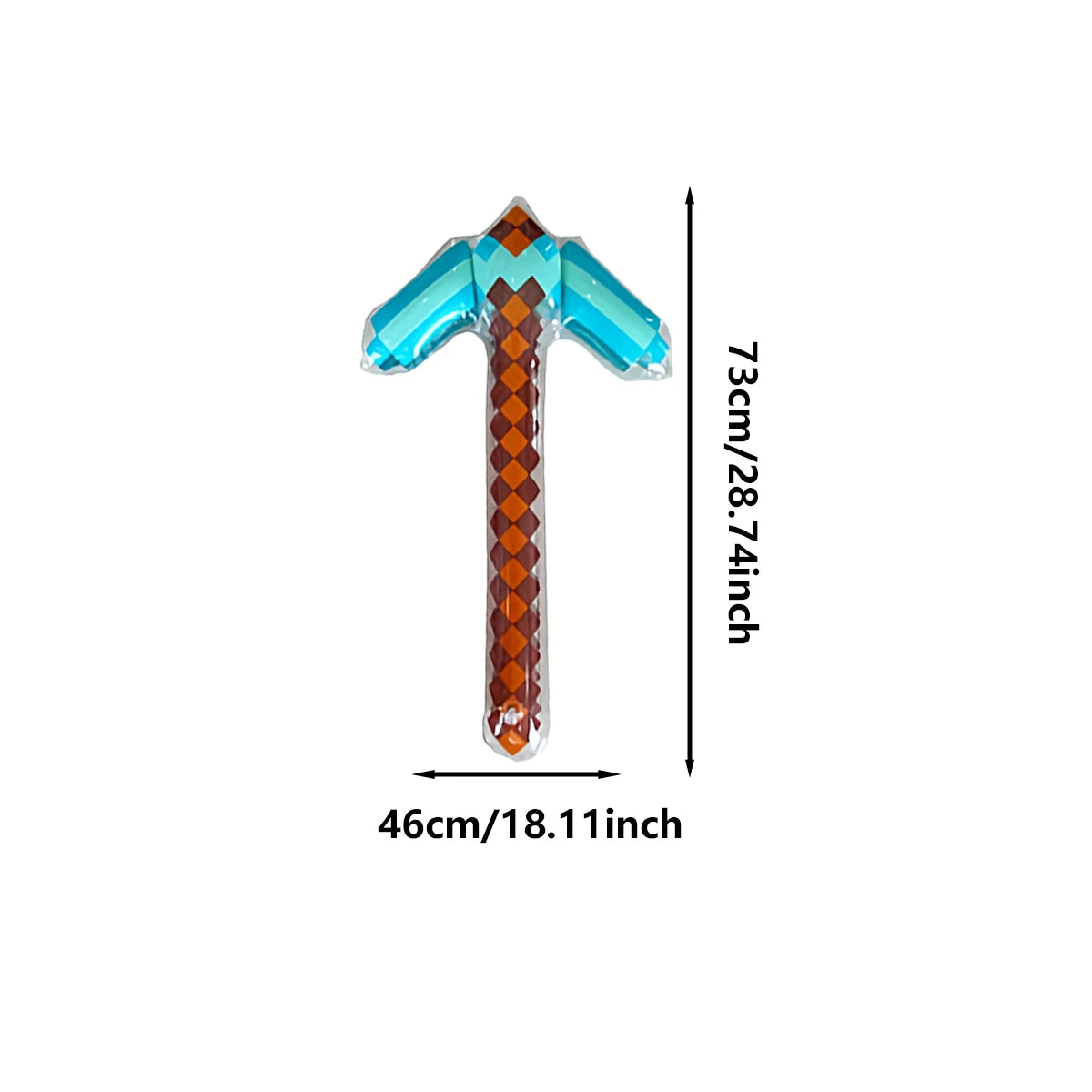Pixel Style Toys Gemstone Sword Gold Sword Toys Home Games Inflatable Supplies Swords Christmas Gifts