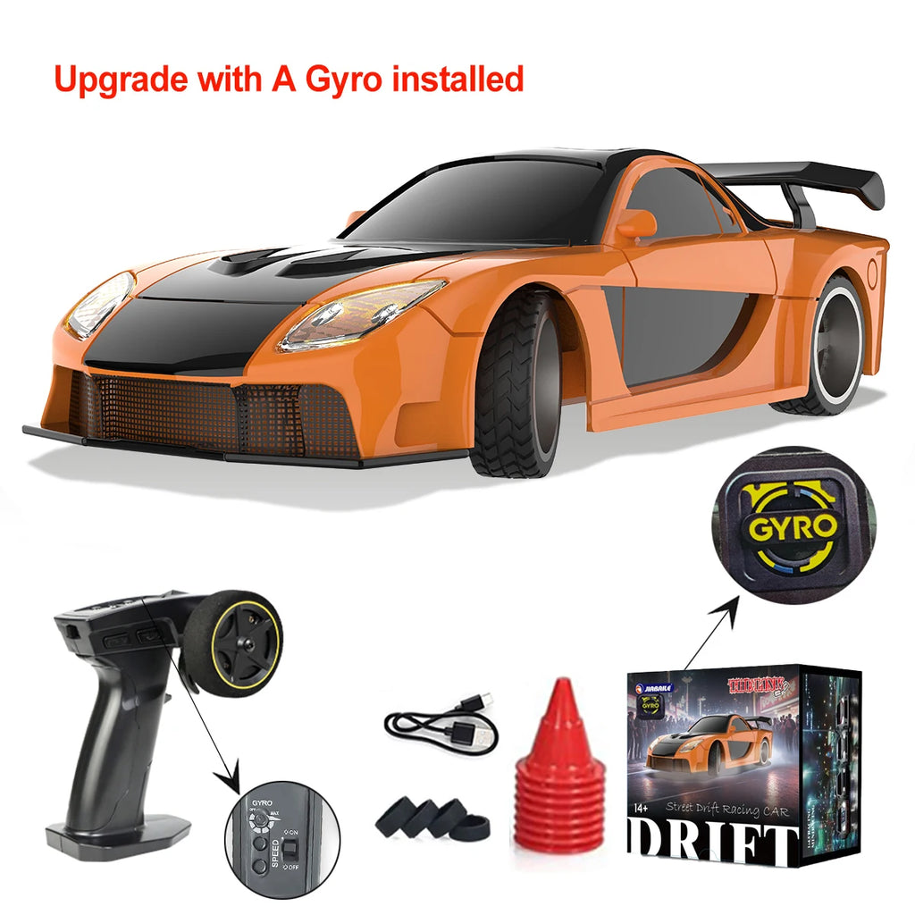 1:43 RC Drift Car 4WD with Gyro & 2.4GHz Control