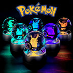 3D Crystal Ball Lamp – Glass LED Night Light Collectible