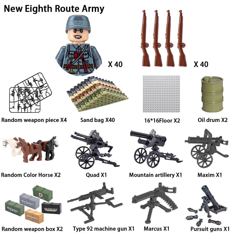 Army Building Blocks Set – Soldier & Military Construction Toy