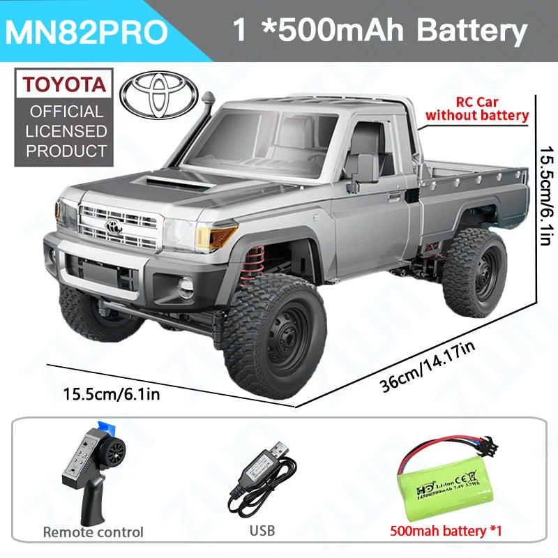 RC Pickup Truck – Remote Control Car with LED