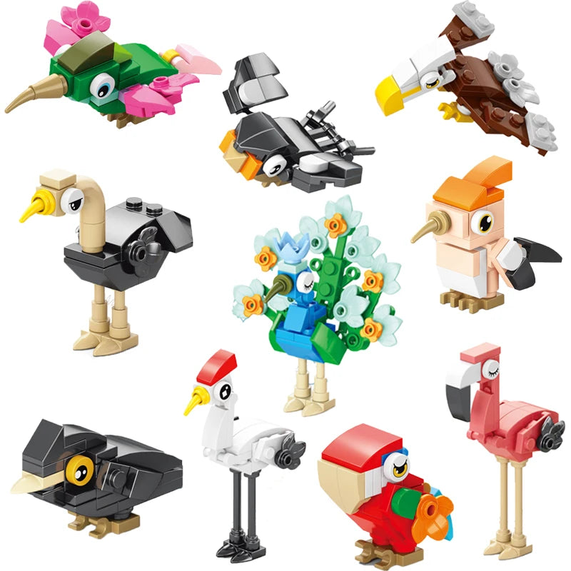 Animal Building Blocks – Mini Wildlife Set