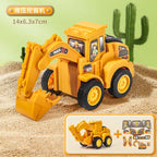 Construction Vehicle Toy – Excavator & Bulldozer Model