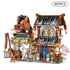 Miniature Building Blocks Set – DIY Street Shop Model Kit