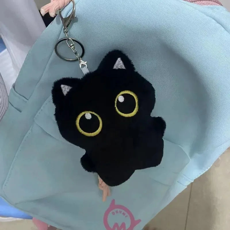 Black Cat Plush Toy Cute Cuddly Stuffed Animal Doll